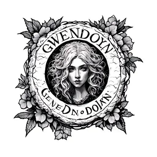 Name Gwendolyn Engraved In Stone
