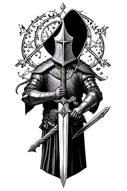Knight Templar Knight With A Sword