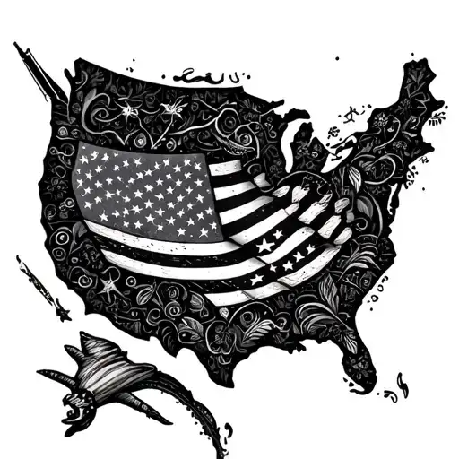 Long Distance Best Friends Plane Line From Australia To America Tattoo idea