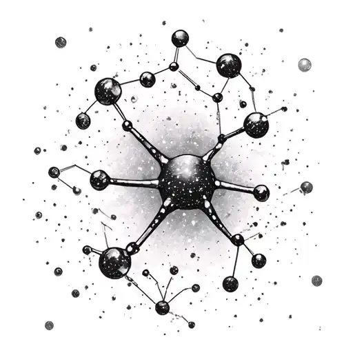 Serotonin Chemical Structure Galaxy Space