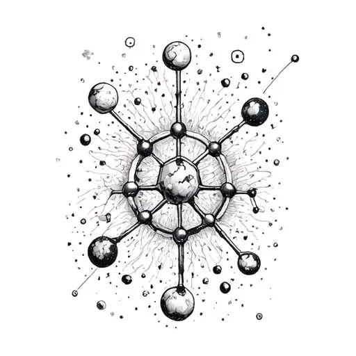 Serotonin Chemical Structure Galaxy Space