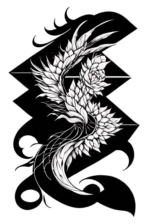 Geomeric Arms Tattoo Design