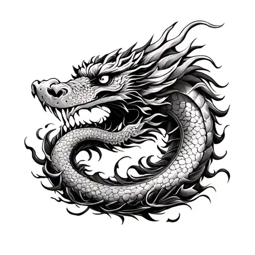 Supra's Car Around Japanese Dragon