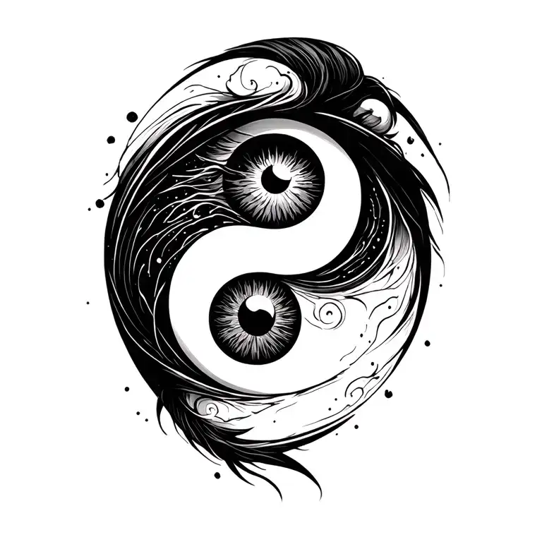Eye With Yin Yang