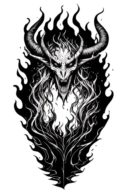 A Demon In A Sea Of Fire