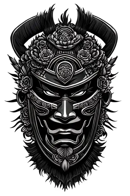 Samurai Mask Adorned