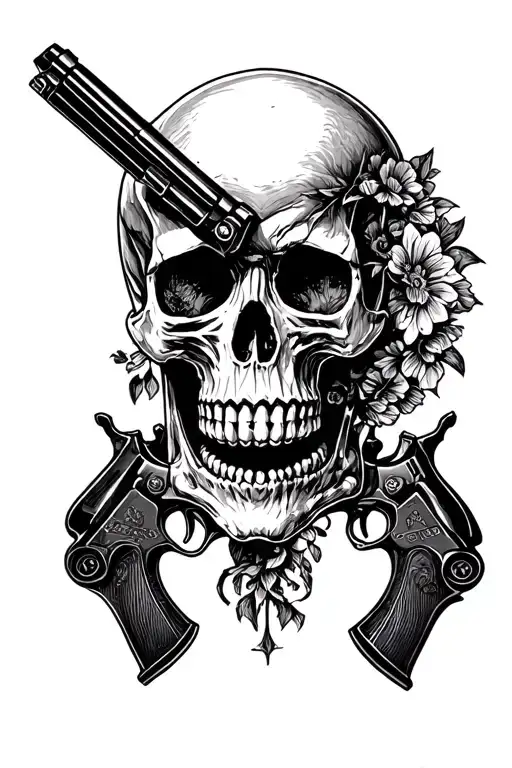 Skull And Guns