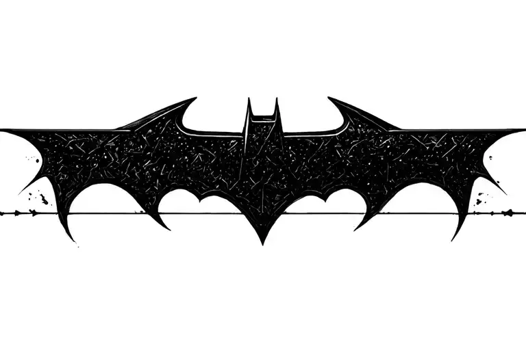 Black Batman Symbol Dark Knight