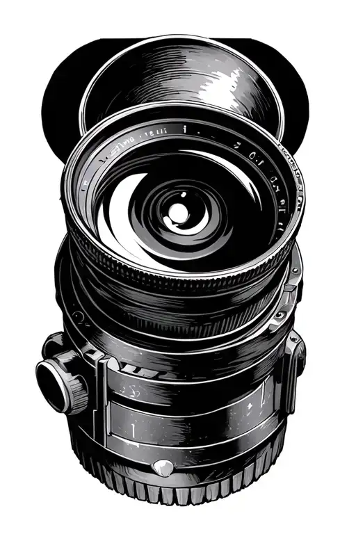 Looking Into Lens Of A Telescope