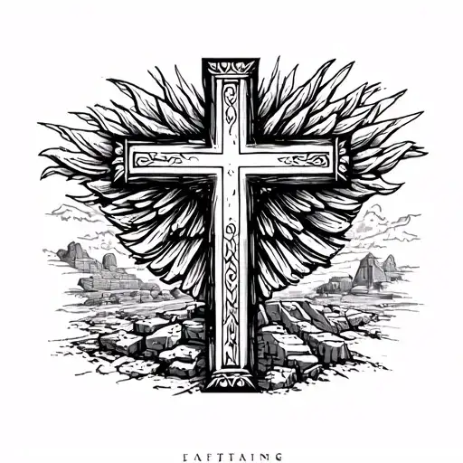 Acropolis Cristian Cross An Ancient Greece