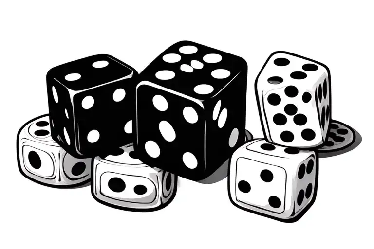 Dice And Gambling Themed