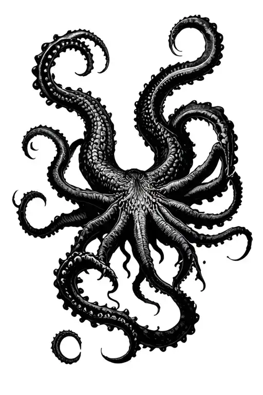 Kraken Underwater Attacking