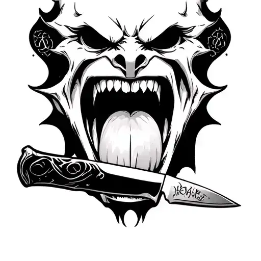 Demon Licking Knife