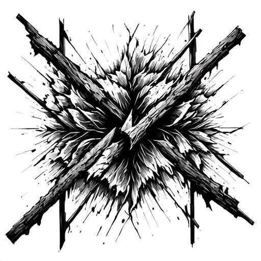 Fence Thats Broken In The Middle