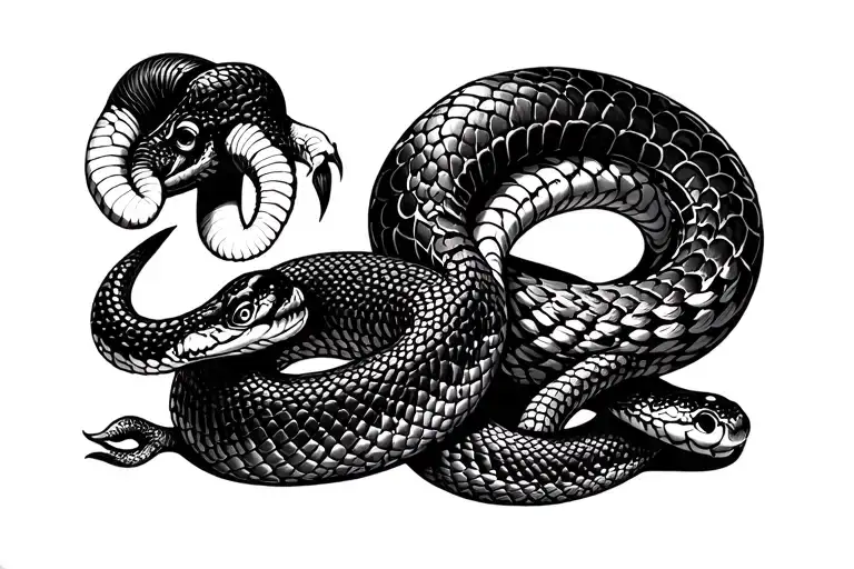 Ram And Snake