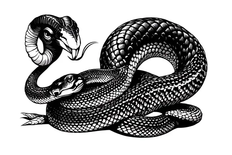 Ram And Snake