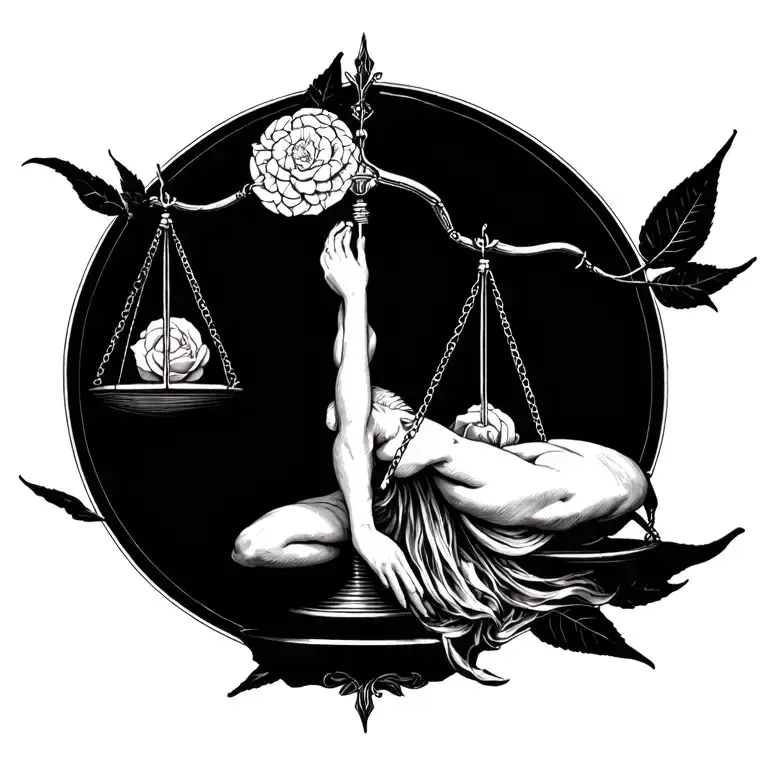 Libra Zodiac Scale