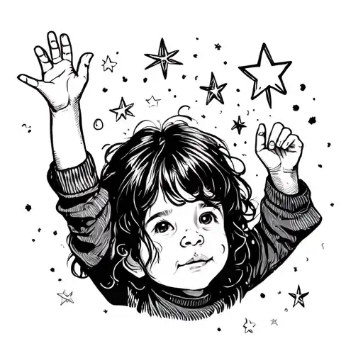 Kid Reaching For Stars