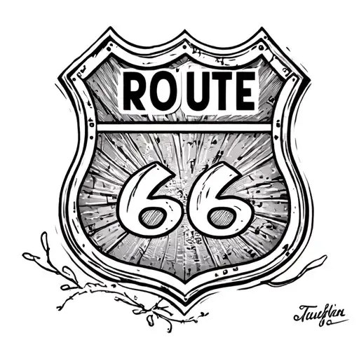 Route 66 Sign