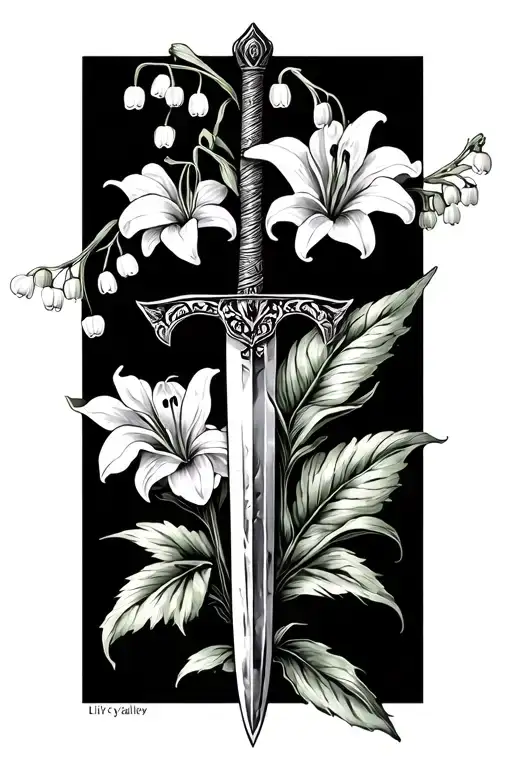 Lily Of The Valley And A Kings Sword