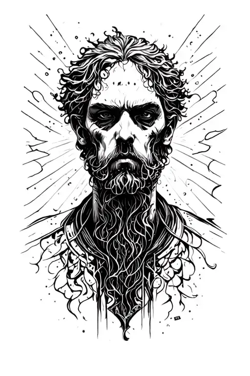 Stoic Lines Representing Fearlessness