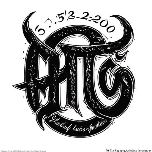 Mtc In Script Font With The Date 5-22-2010 Underneath