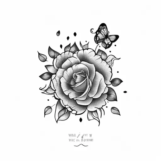 Inspirational Quote Surrounded By Delicate Flowers