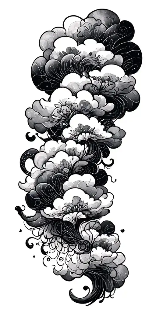 Cloudblack Tattoo Design
