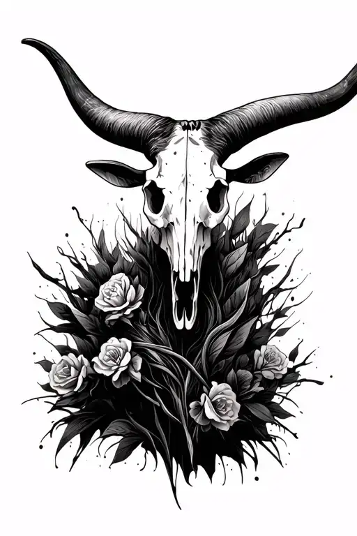 Texas Longhorn Skull