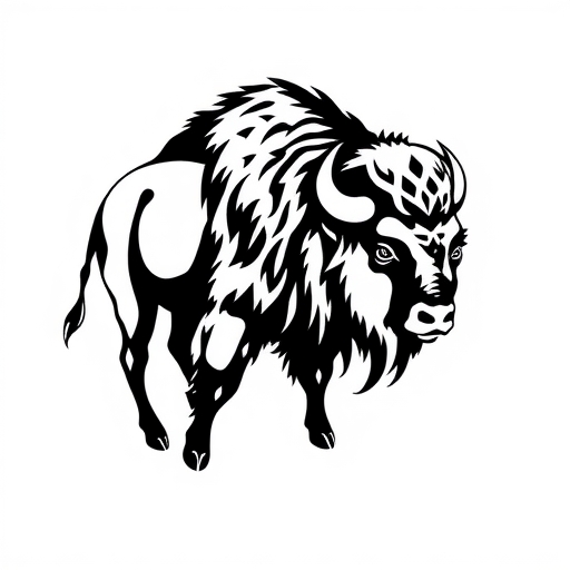 Outline Bison