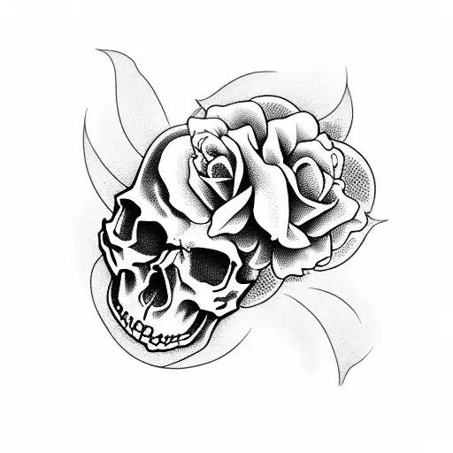 Skull And Roses