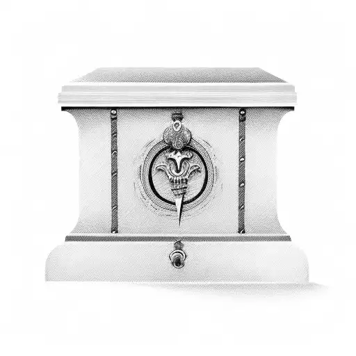 Roman Numeral Writing Chest