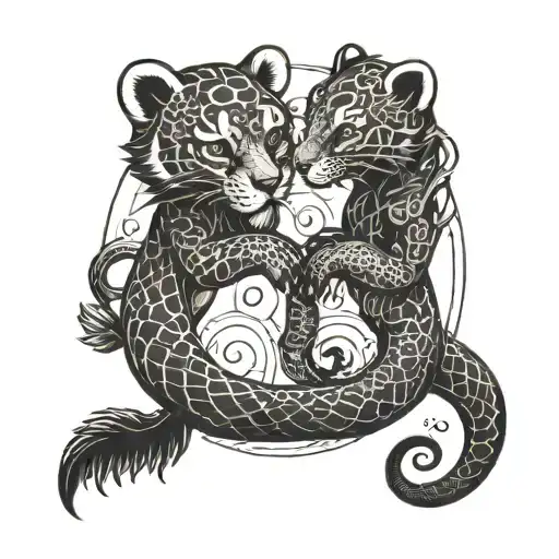 Two Cubs As Scorpio And Pisces Zodiac Signs