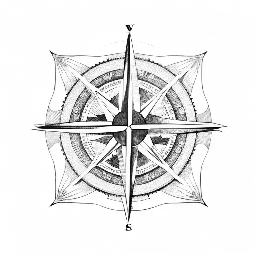 Compass With Sail