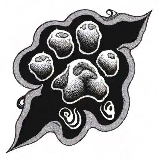 Dog Paw Print