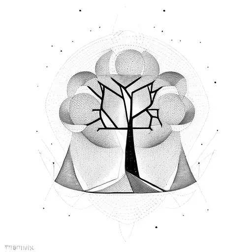 Geometric Tree With Movie Inspiration