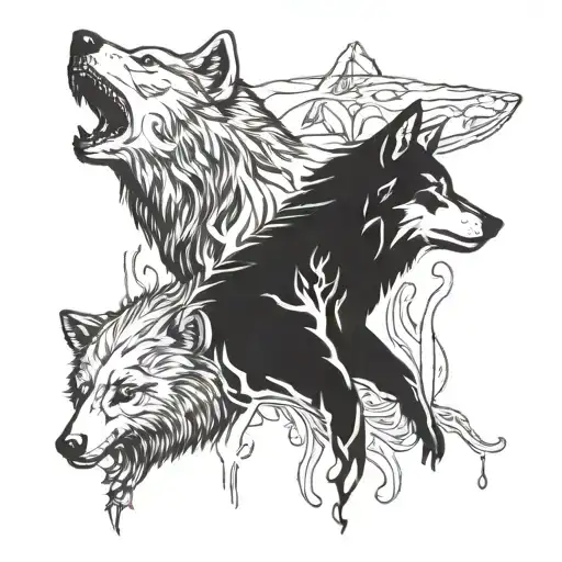 Wolf And Bear