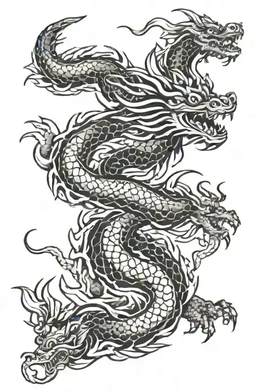 Traditional Japanese Dragon