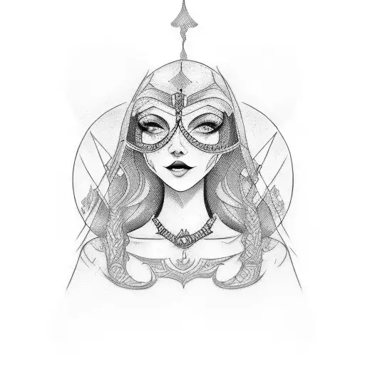 One Simple And Long Black Liana