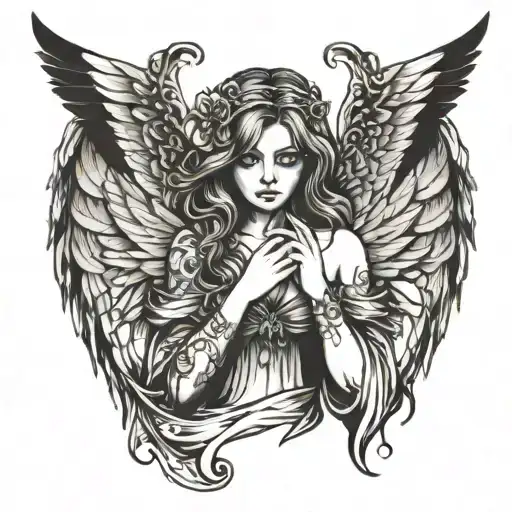 Feminine Broken Angel