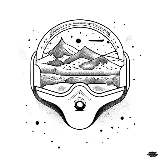 Snowboarding In Outer Space