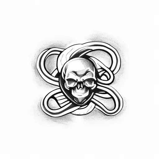 Skull And Snake