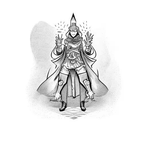 Fool Tarot Card In The Style Of Persona 5