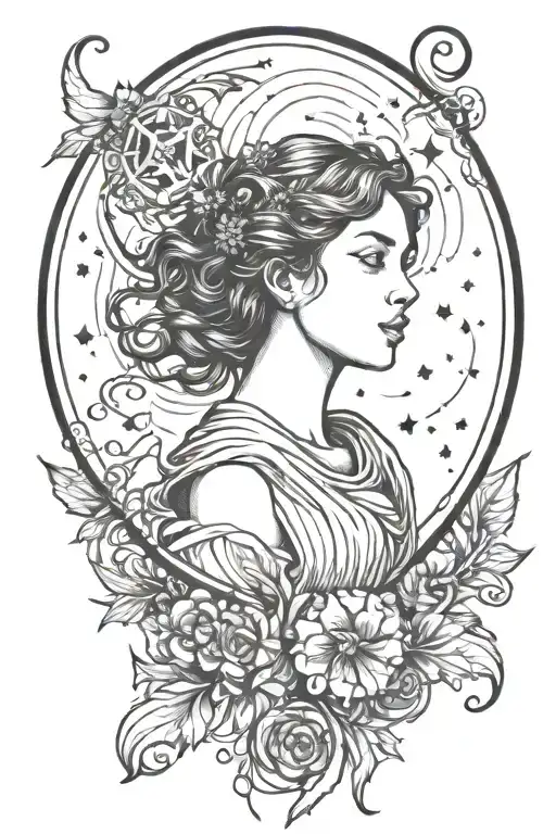 Full Moon Little Dipper And Venus