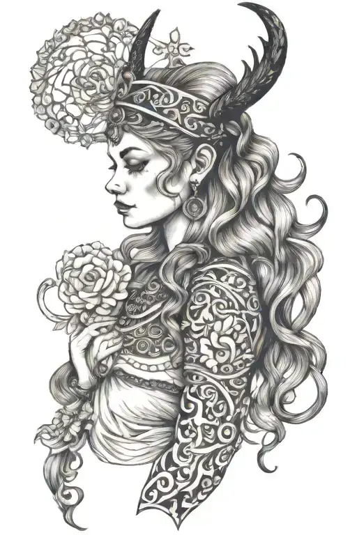 Freya Goddes Wearing A Headband