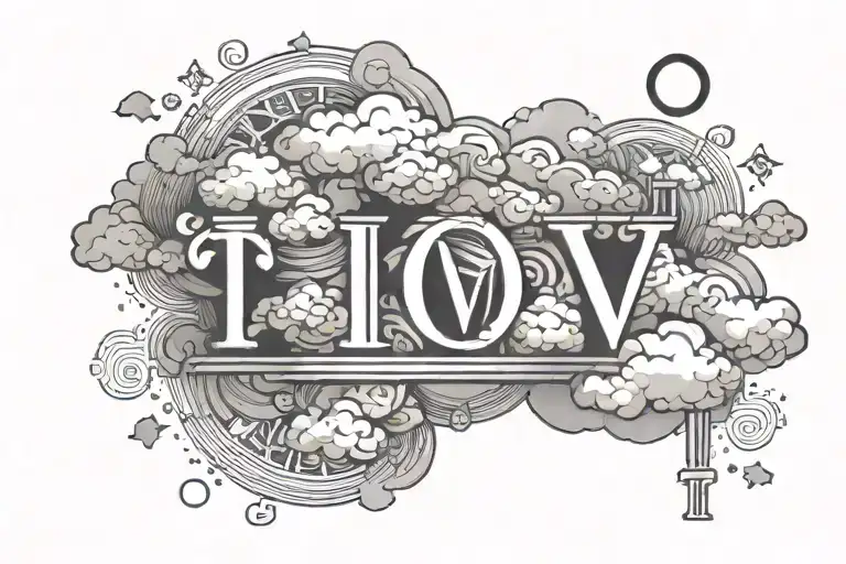 Clouds Around January 10 2020 In Roman Numerals