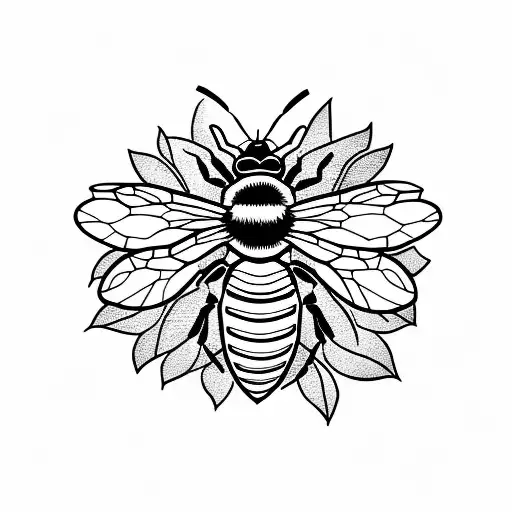 Bee Simple Wreath Surrounding