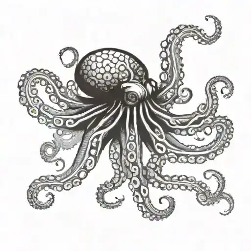 Octopus Next To Trident