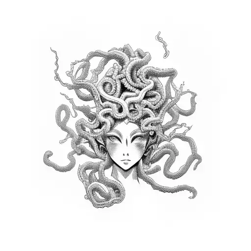 Medusa In Anime Style