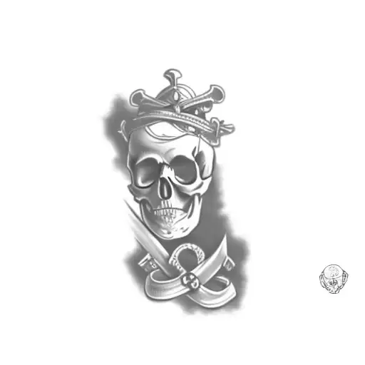 A Skull And Crossbones